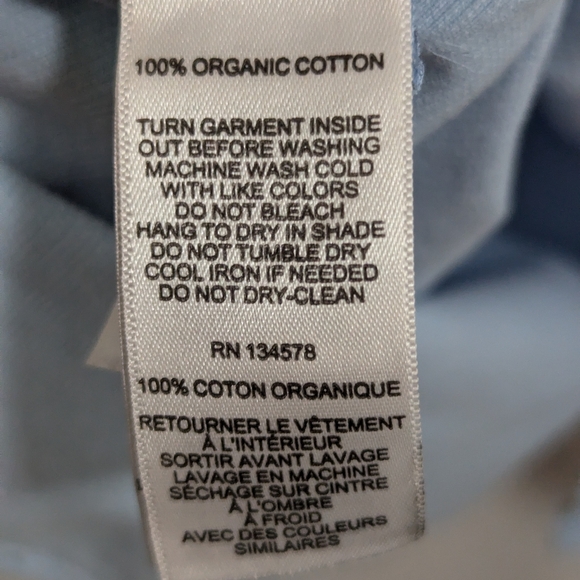 Men's Vineyard Vines baby blue corduroy button down casual shirt size L - Picture 5 of 5